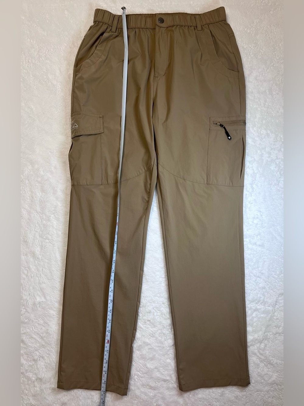 Men's Cargo Pants in Tan with Utility Pockets